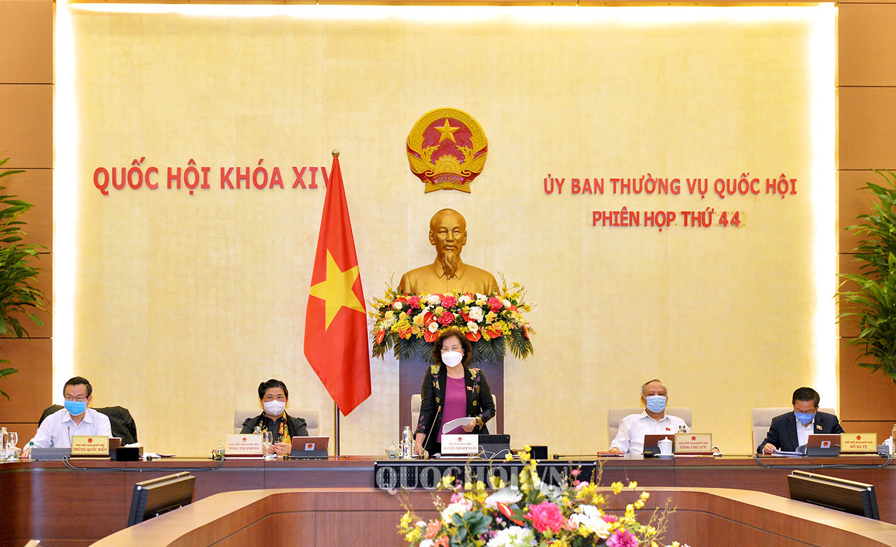 Khai mạc Phiên họp thứ 44 của Ủy ban Thường vụ Quốc hội